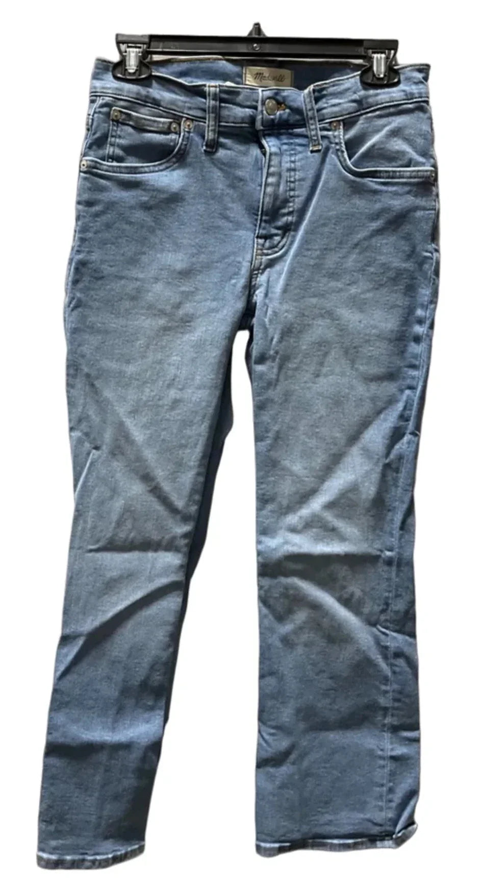 Jeans Skinny By Madewell In Blue, Size: 4