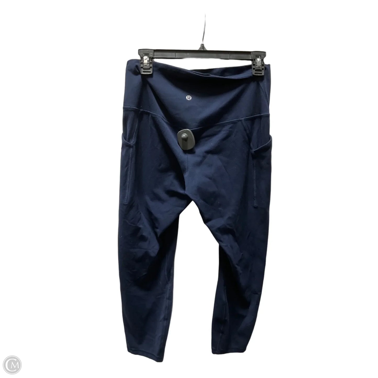 Athletic Capris By Lululemon In Navy, Size: 10