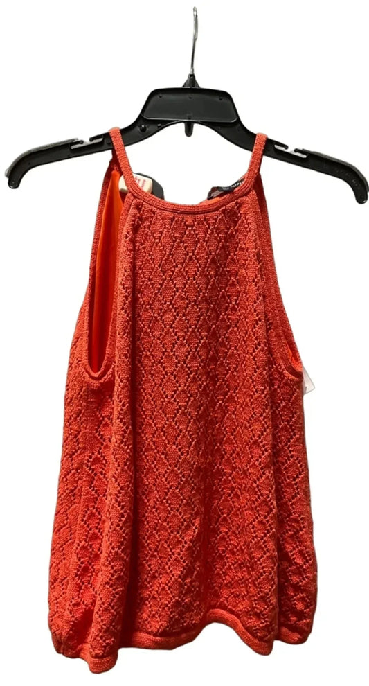 Top Sleeveless By Boston Proper In Orange, Size: M