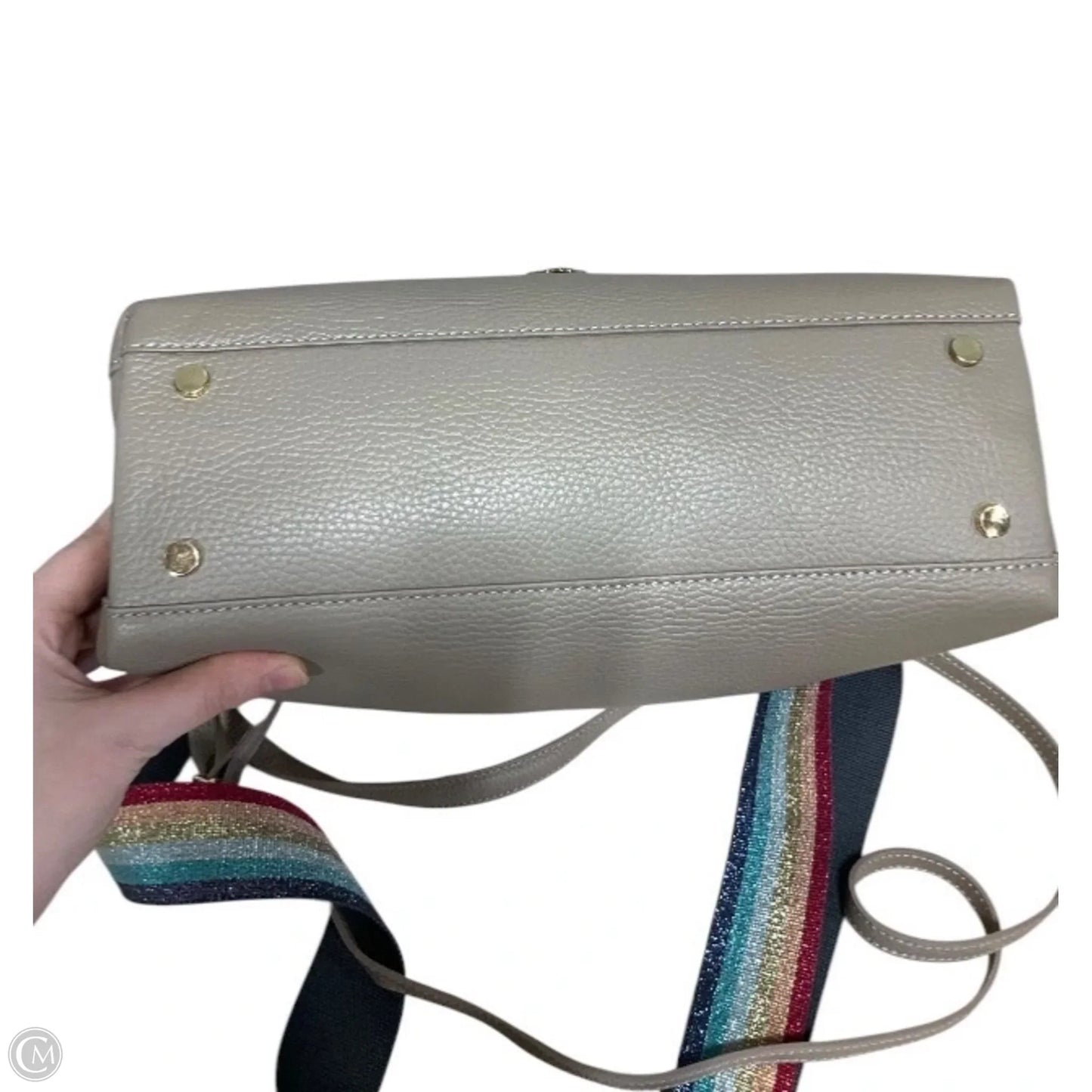 Handbag Leather By Cmb, Size: Large