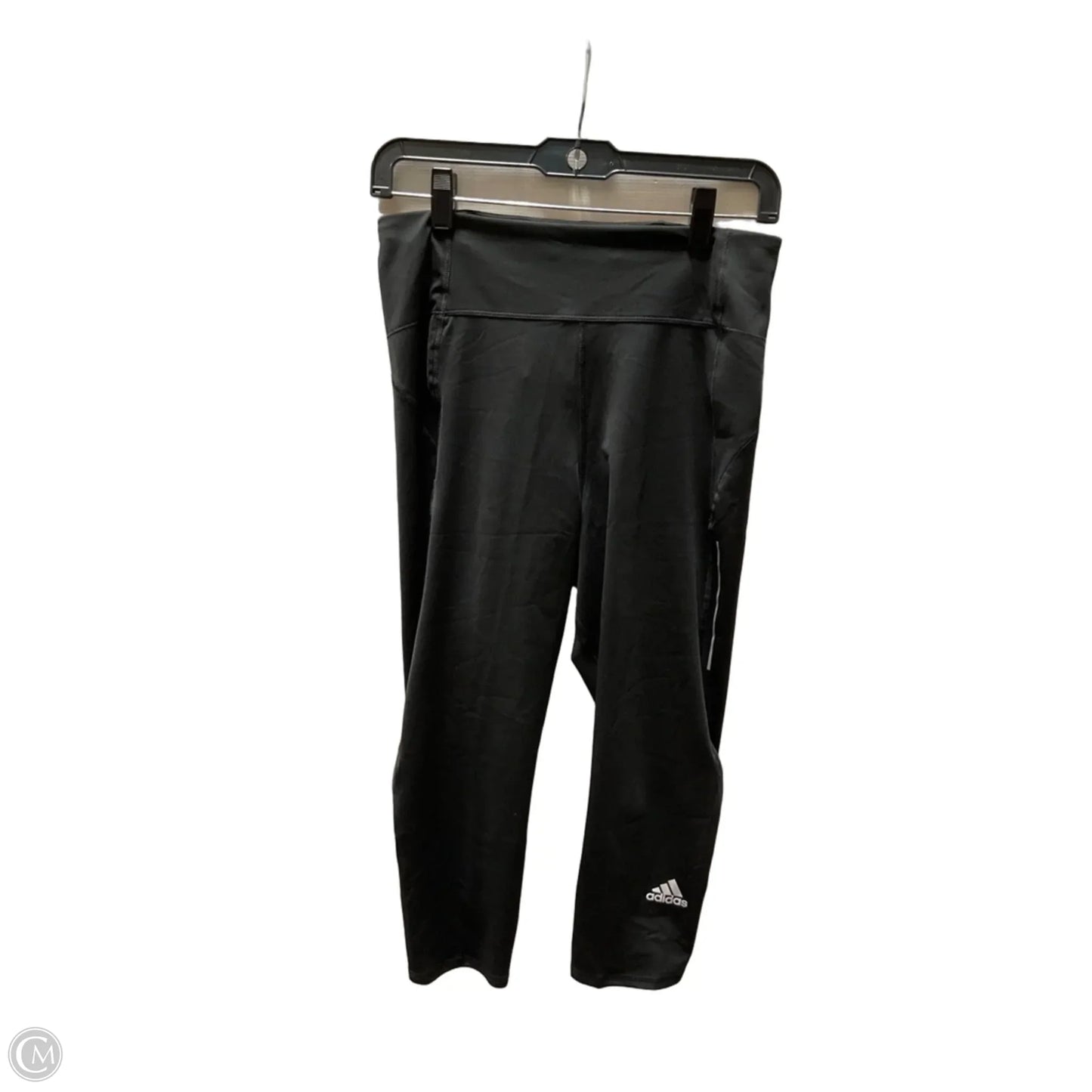 Athletic Capris By Adidas In Black, Size: M