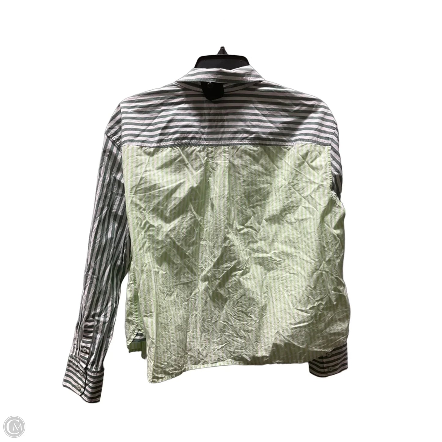 Blouse Long Sleeve By Talbots In Green, Size: M