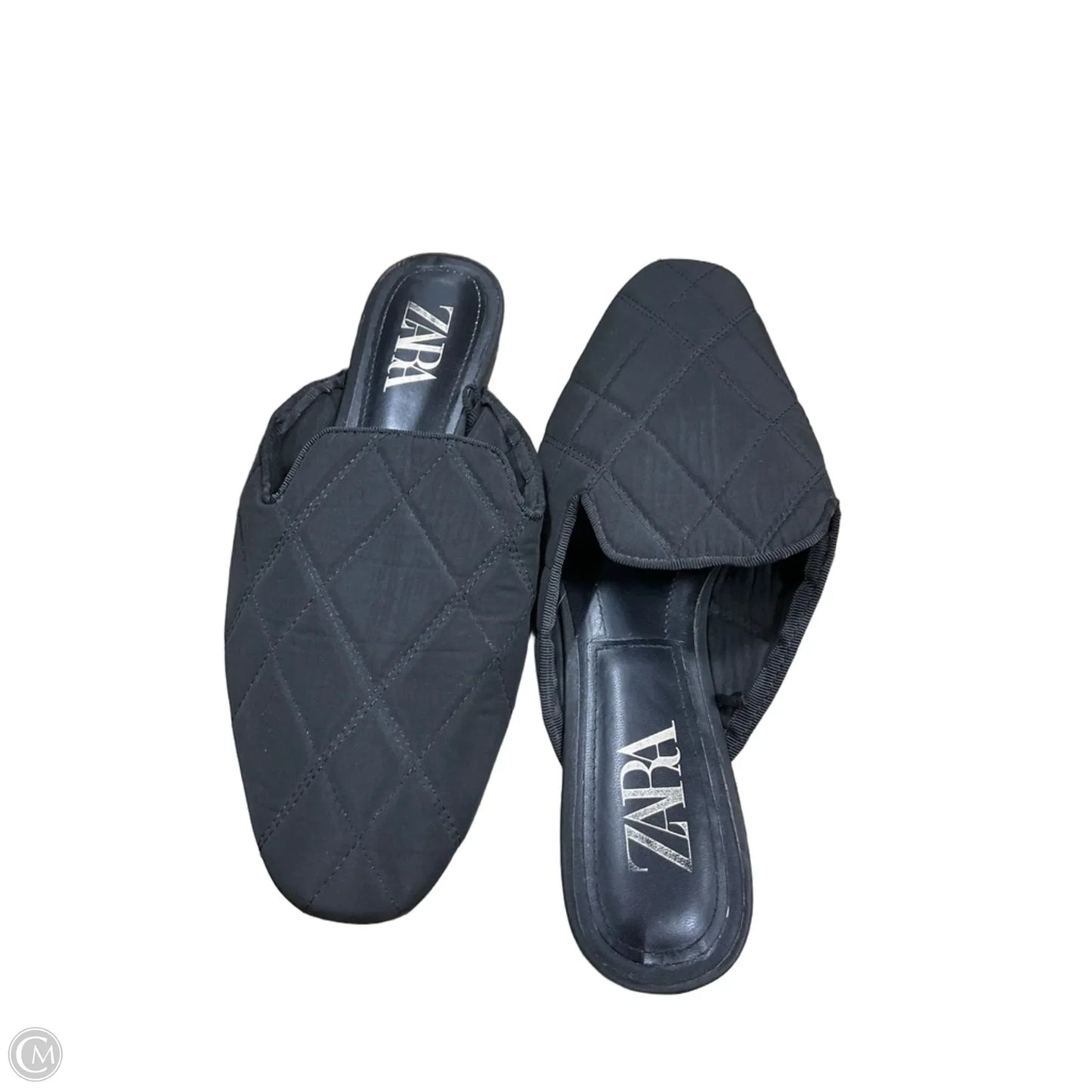 Shoes Flats By Zara In Black, Size: 9
