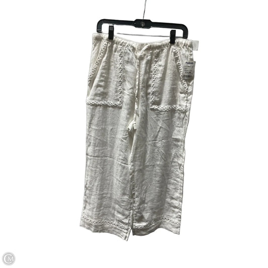 Pants Linen By Joie In White, Size: M