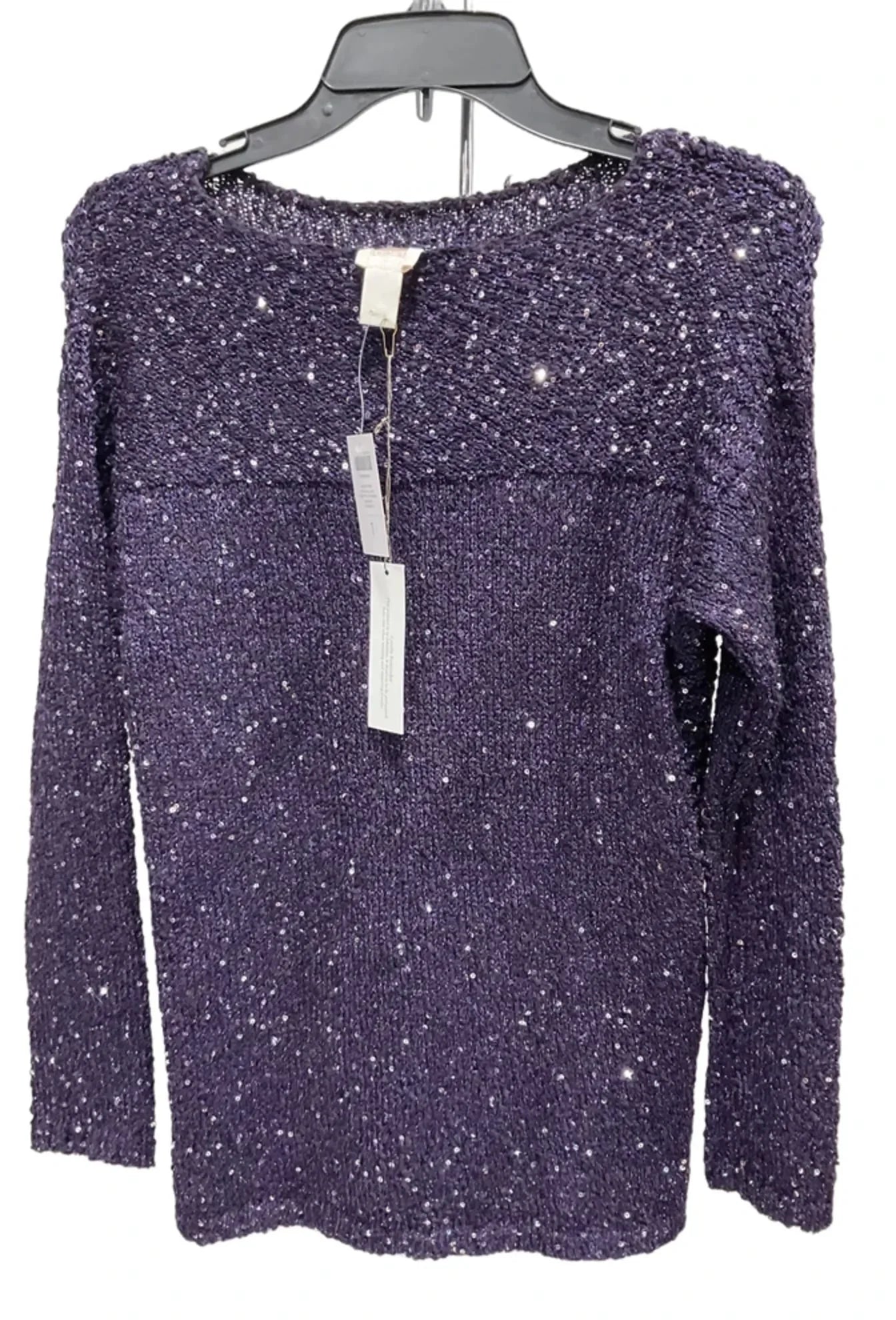 Sweater By Chicos In Purple, Size: M