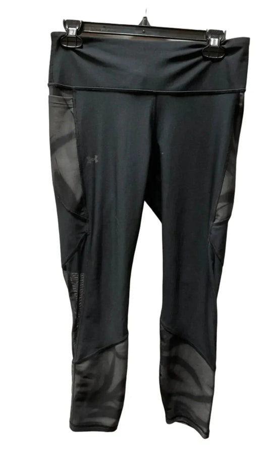 Athletic Leggings By Under Armour In Black, Size: L