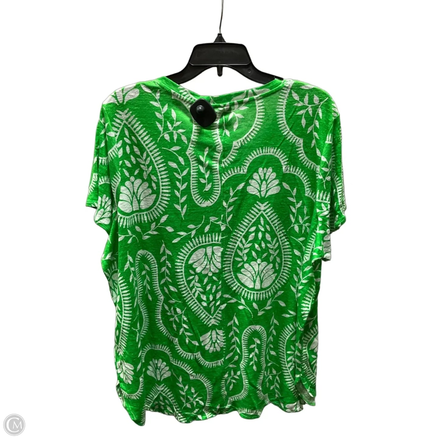 Top Short Sleeve By Joie In Green, Size: 2x