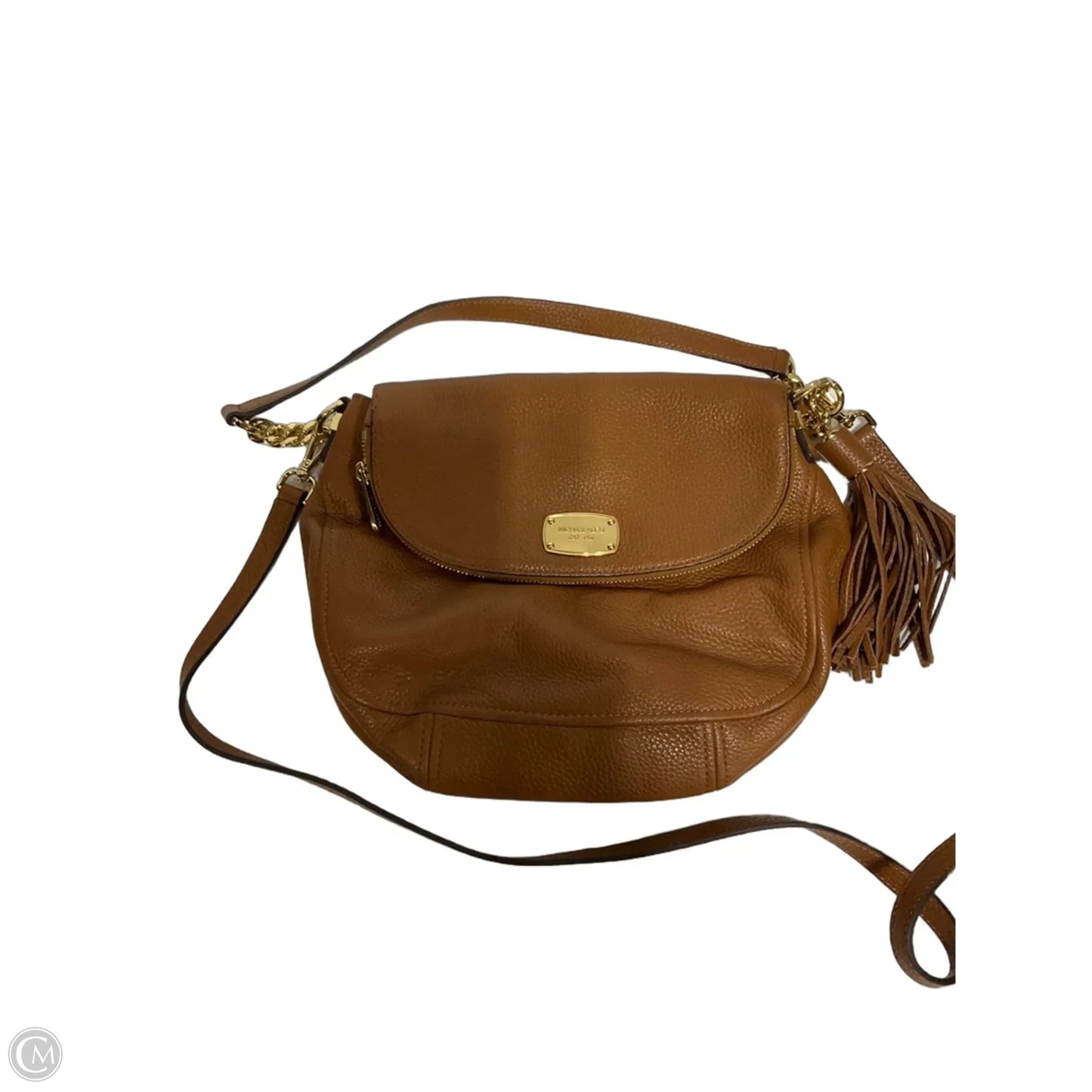 Crossbody Leather By Michael By Michael Kors, Size: Medium
