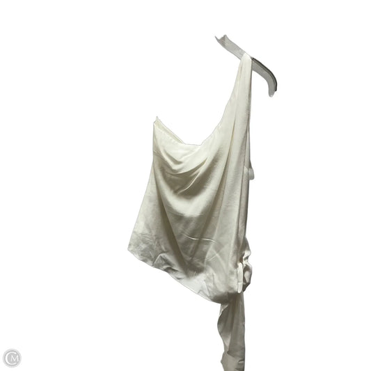 Top Sleeveless By Bcbgmaxazria In White, Size: S