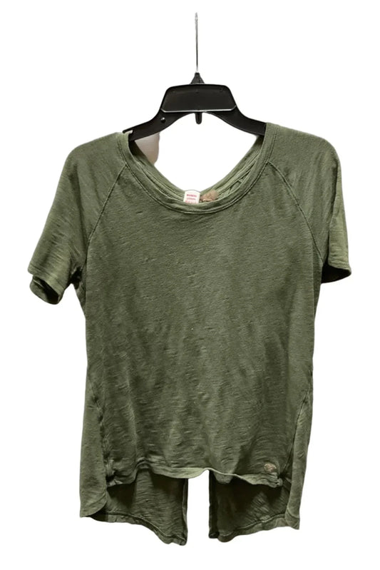Athletic Top Short Sleeve By Calia In Green, Size: M