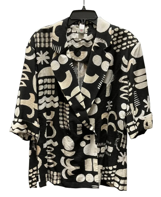 Top Short Sleeve By Zara In Black, Size: M