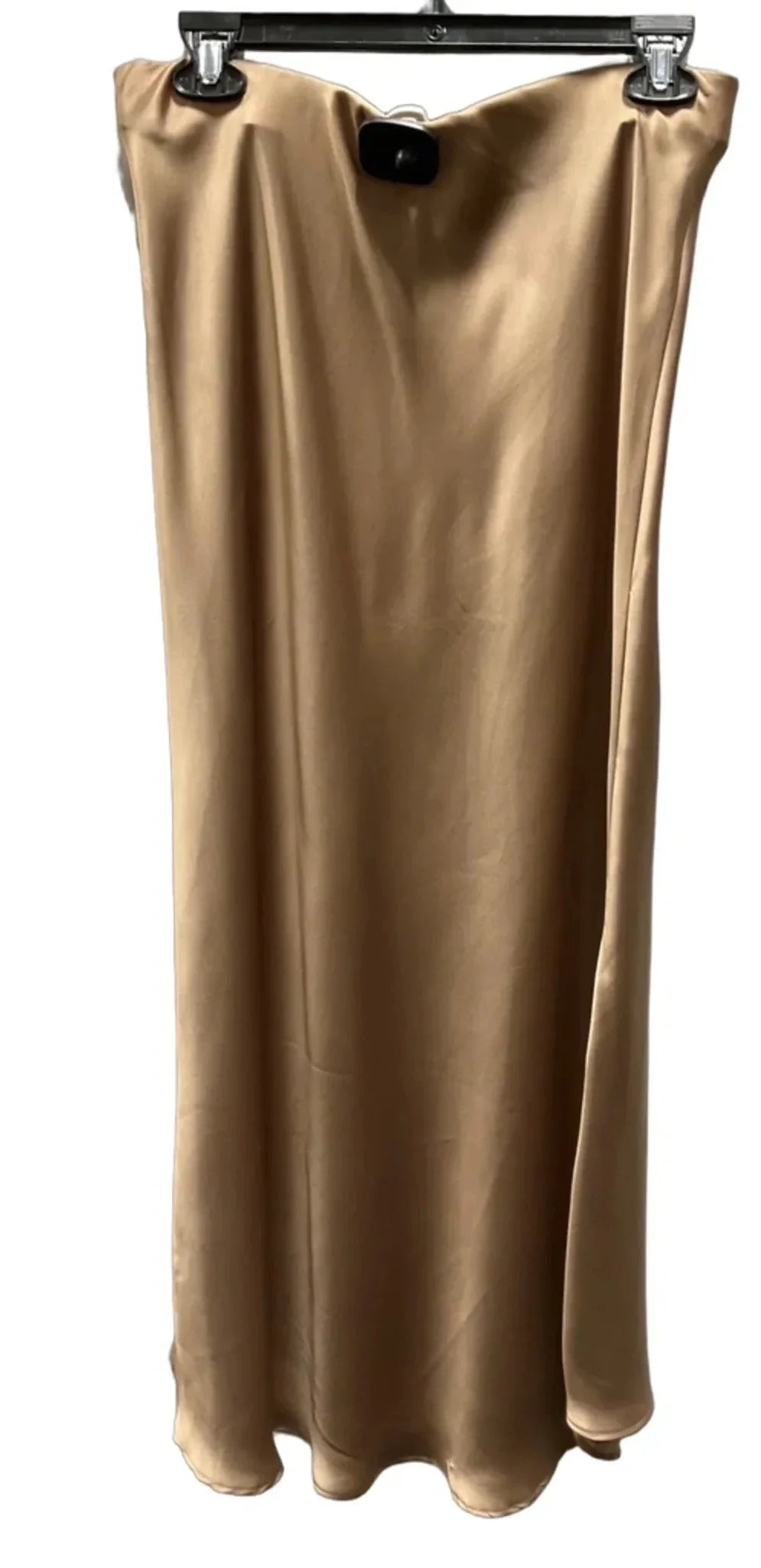 Skirt Maxi By Zara In Gold, Size: L