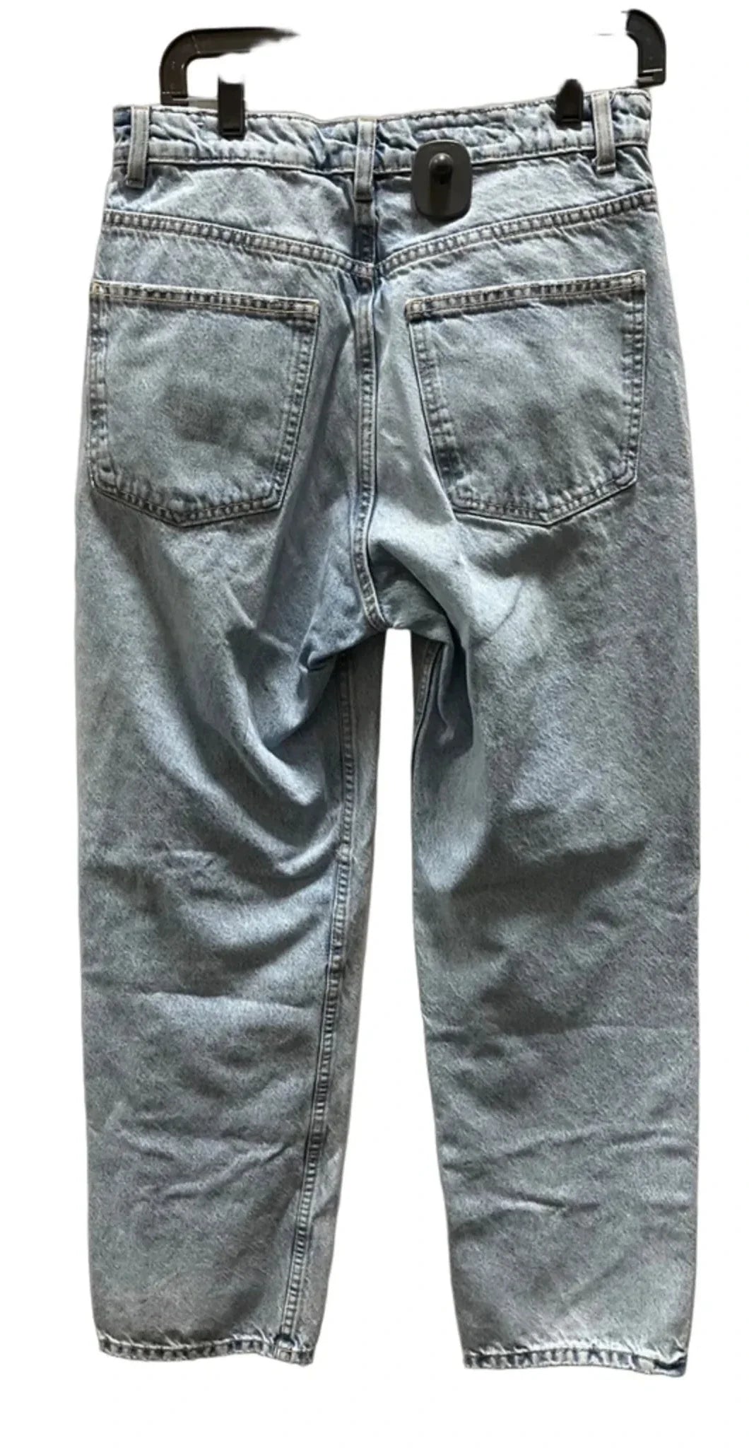 Jeans Wide Leg By Zara In Blue, Size: 8