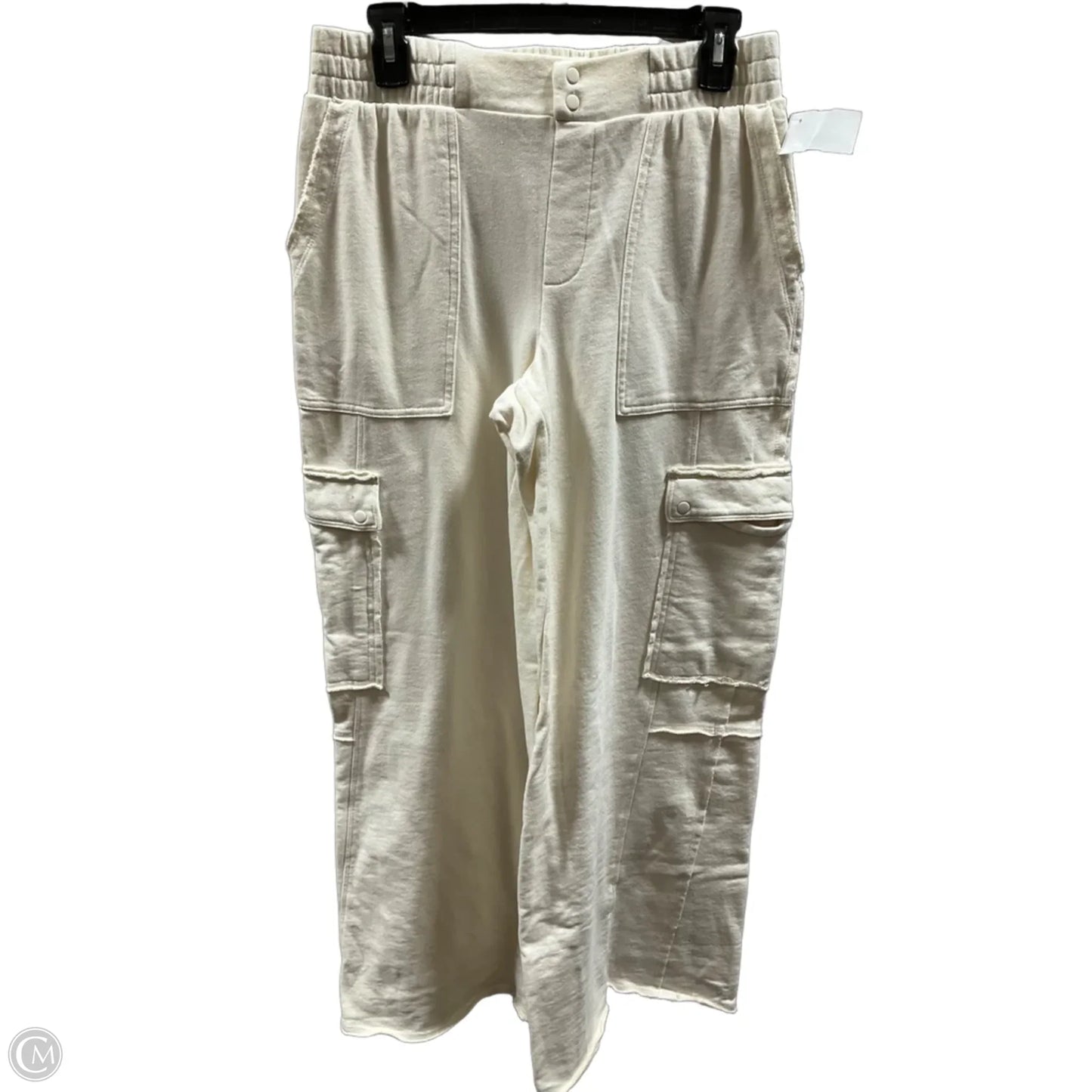 Athletic Pants By Peace Love World In Cream, Size: Xs