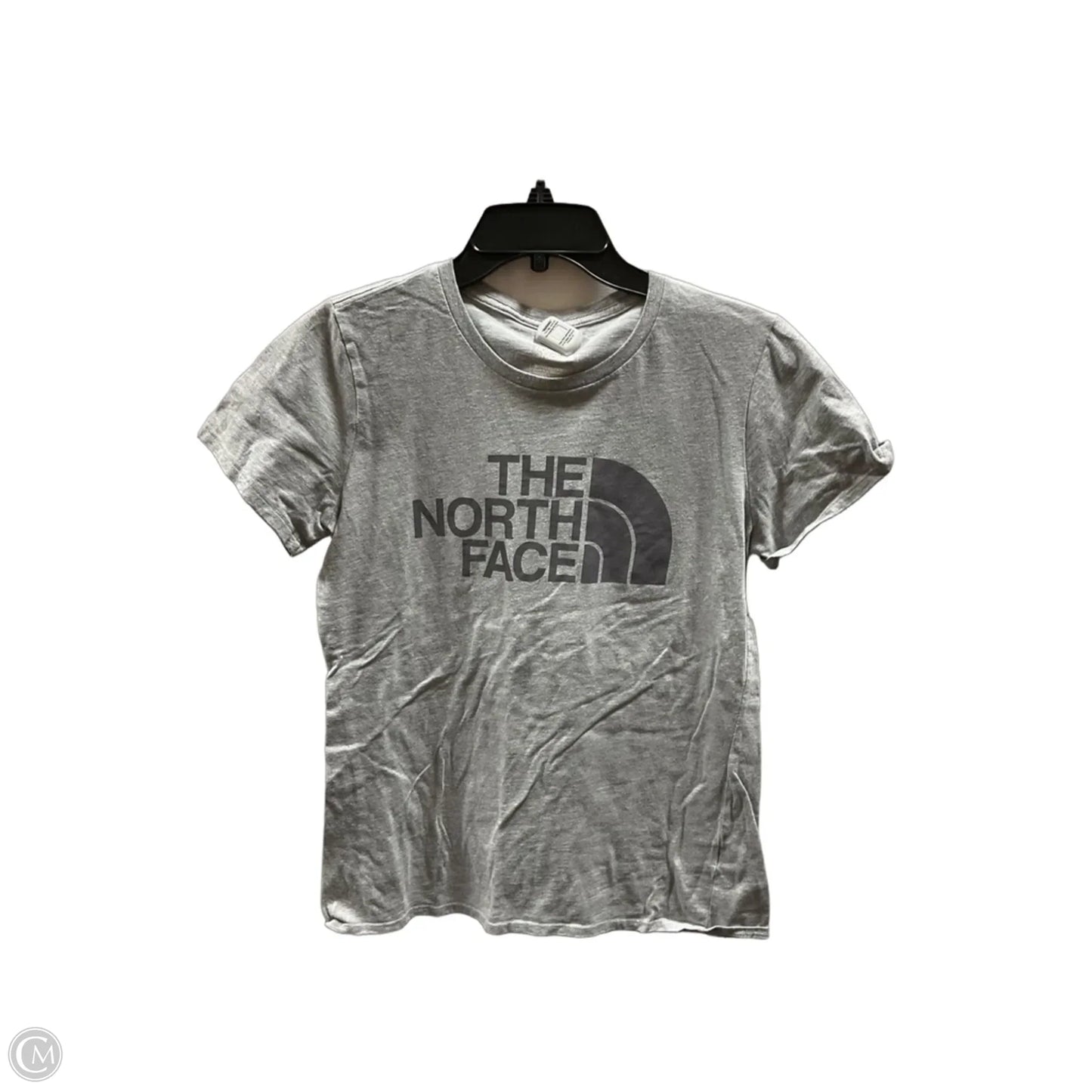 Athletic Top Short Sleeve By The North Face In Grey, Size: M