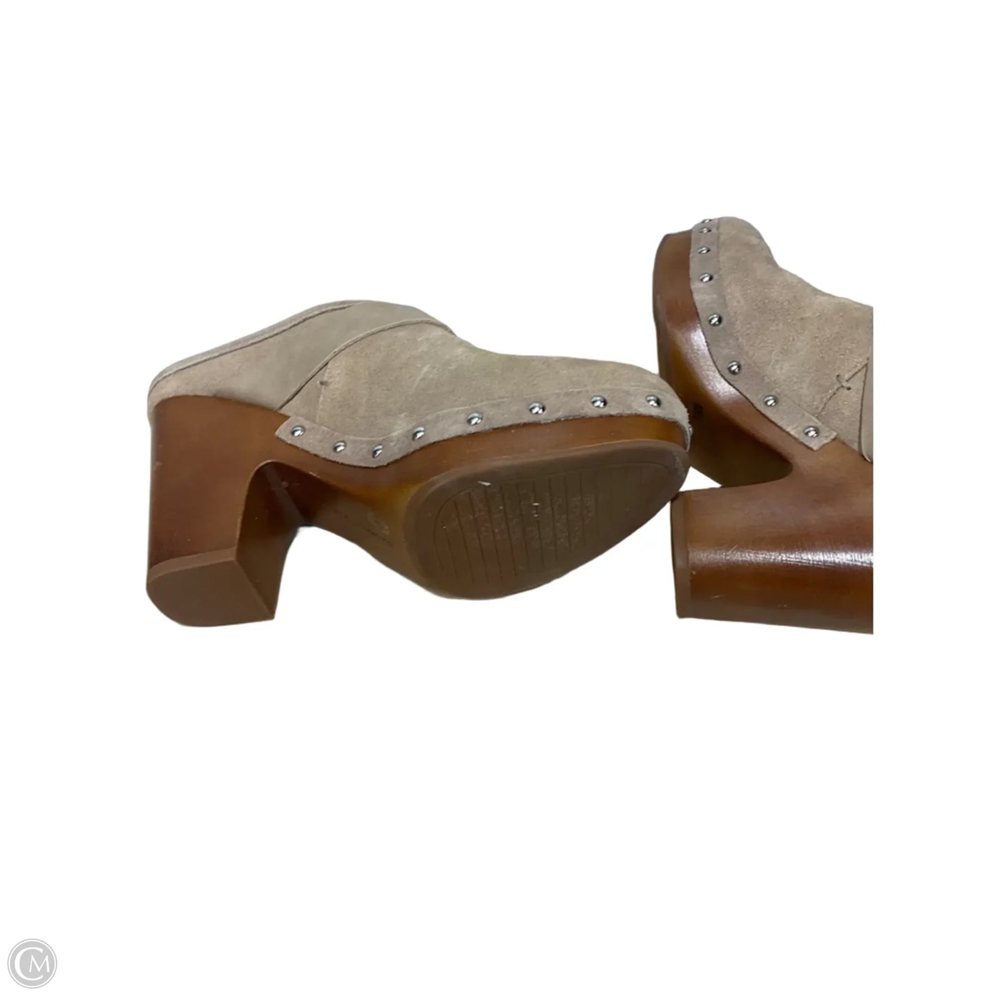 Shoes Heels Block By Vince Camuto In Taupe, Size: 7.5