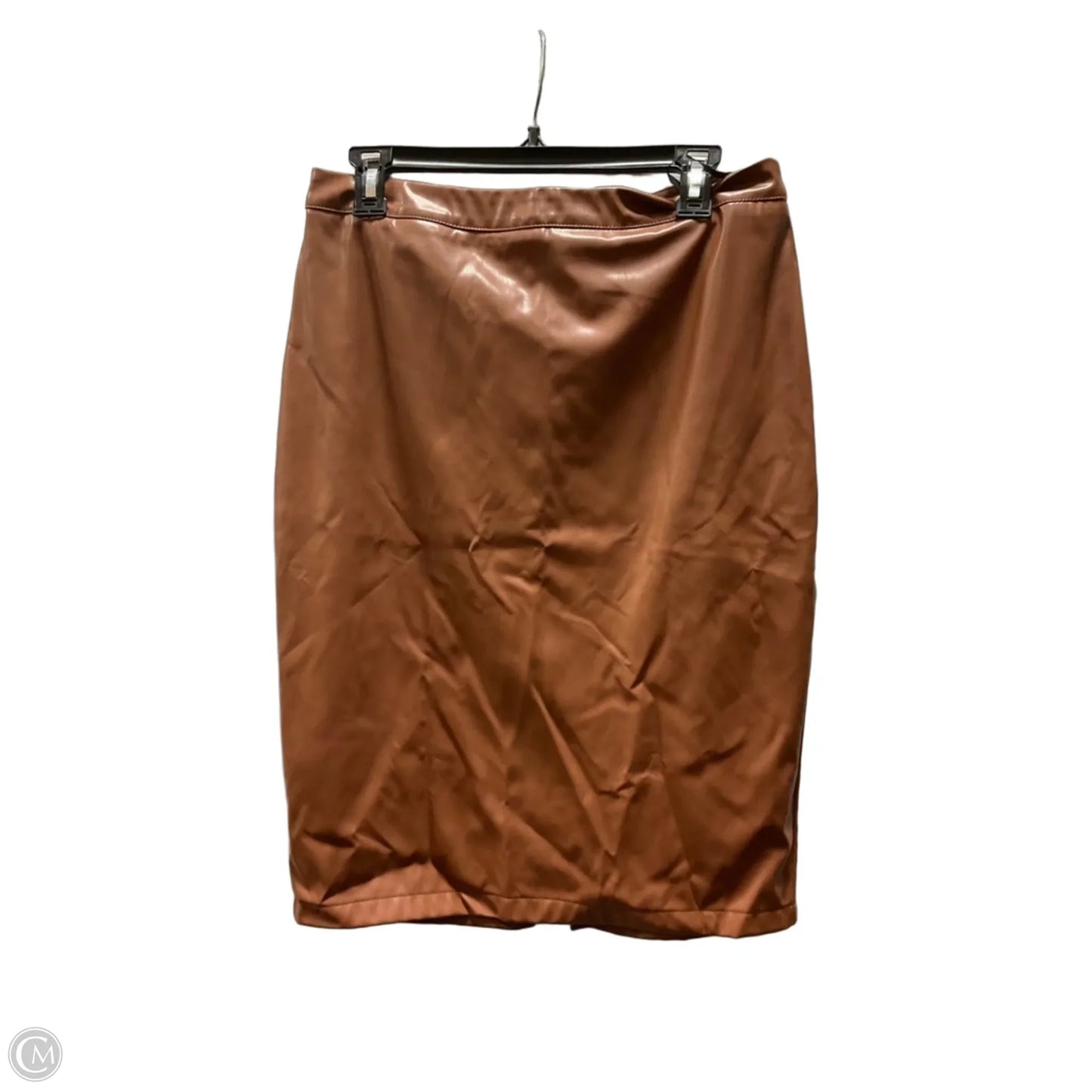 Skirt Midi By Kate Kasin In Brown, Size: L