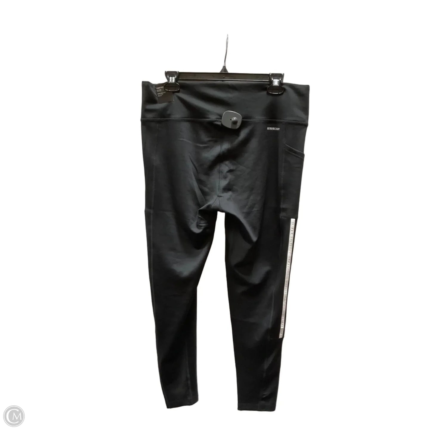 Athletic Leggings By Adidas In Black, Size: Xl