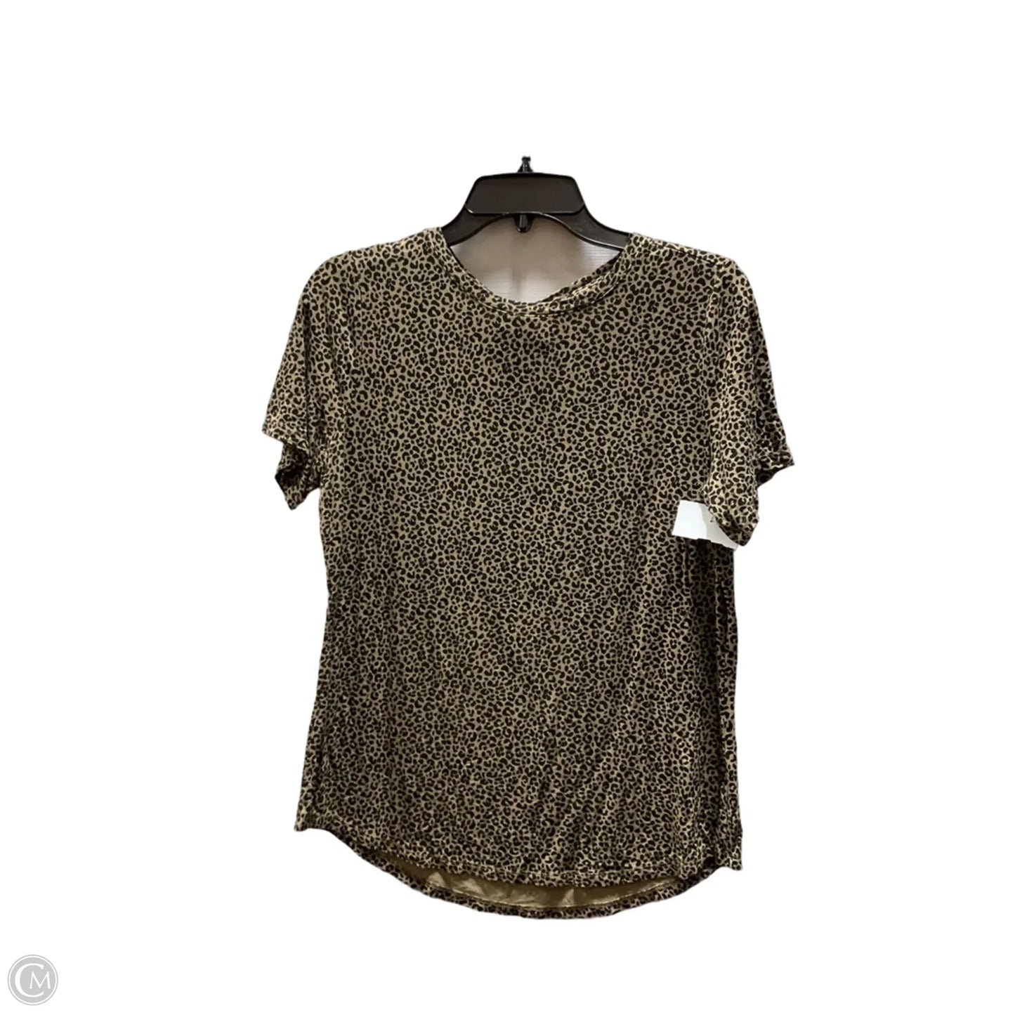 Top Short Sleeve By Old Navy In Animal Print, Size: M