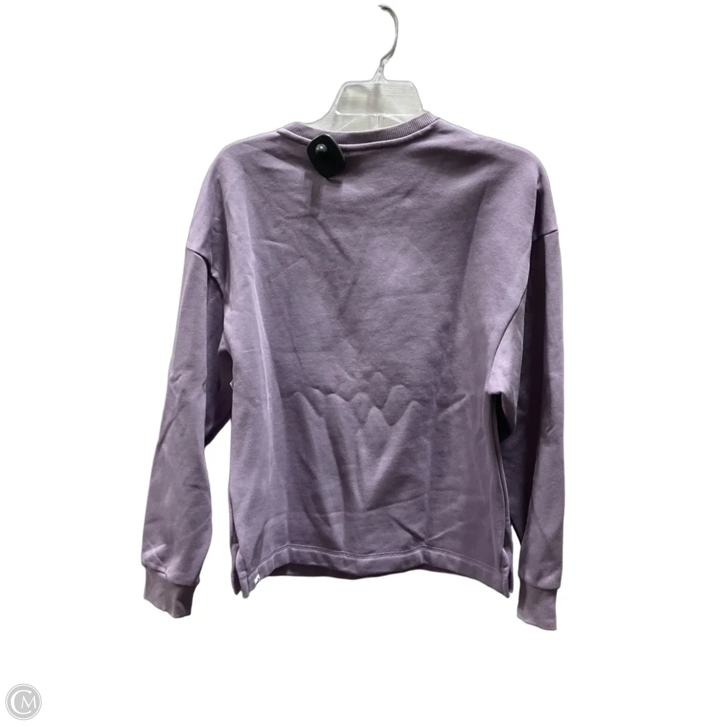 Athletic Top Long Sleeve Crewneck By Puma In Purple, Size: S