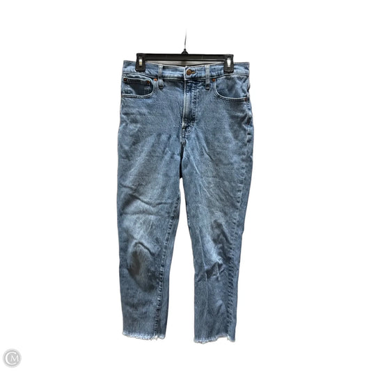 Jeans Straight By Madewell In Blue, Size: 6