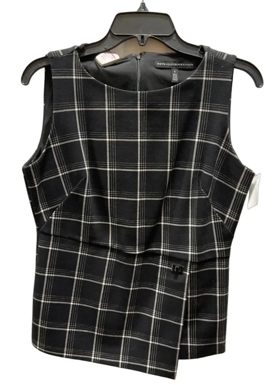Top Sleeveless By White House Black Market In Black, Size: M