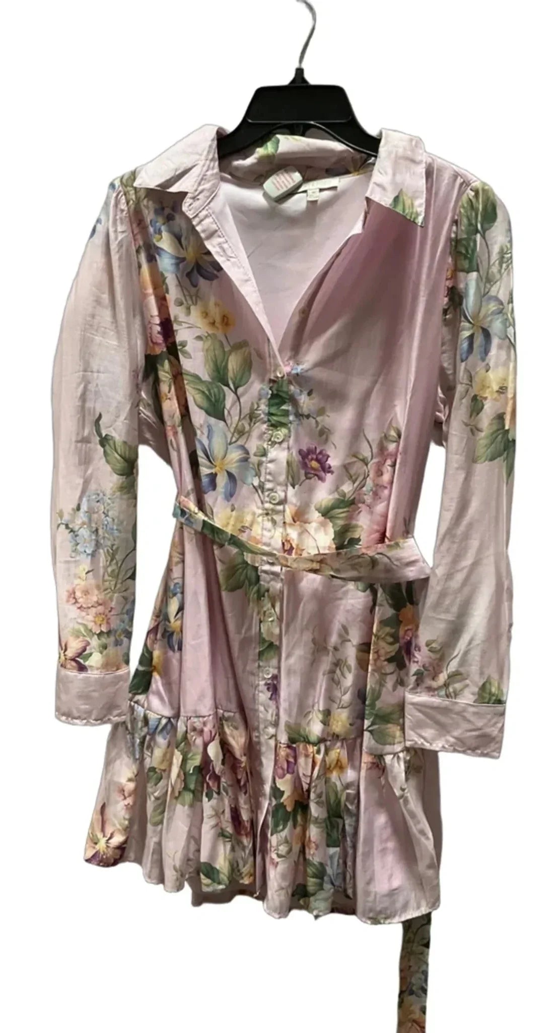 Dress Casual Midi By Cmc In Pink, Size: M