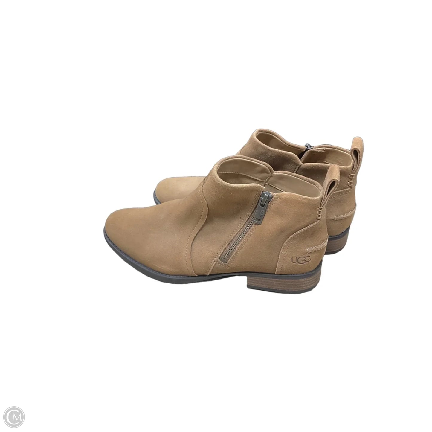 Boots Ankle Flats By Ugg In Tan, Size: 9
