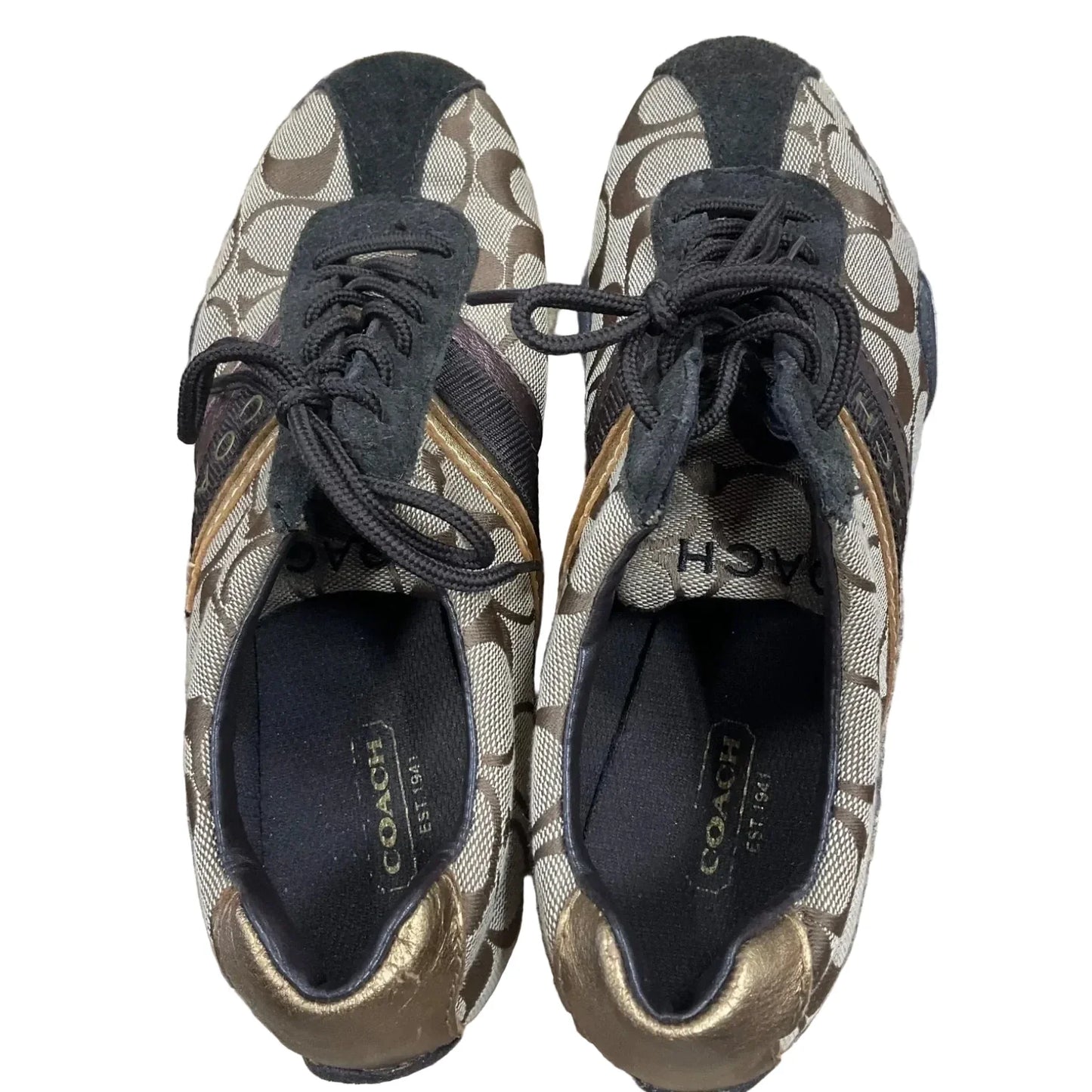 Shoes Designer By Coach In Brown, Size: 6.5