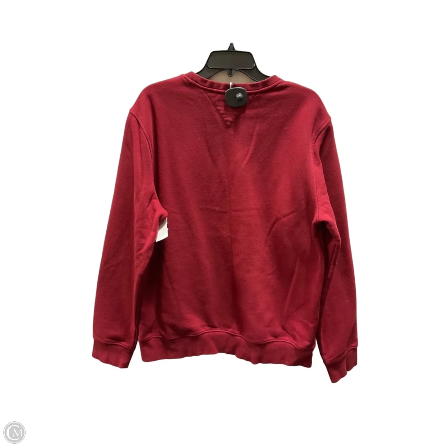 Sweatshirt Crewneck By Tommy Hilfiger In Maroon, Size: L
