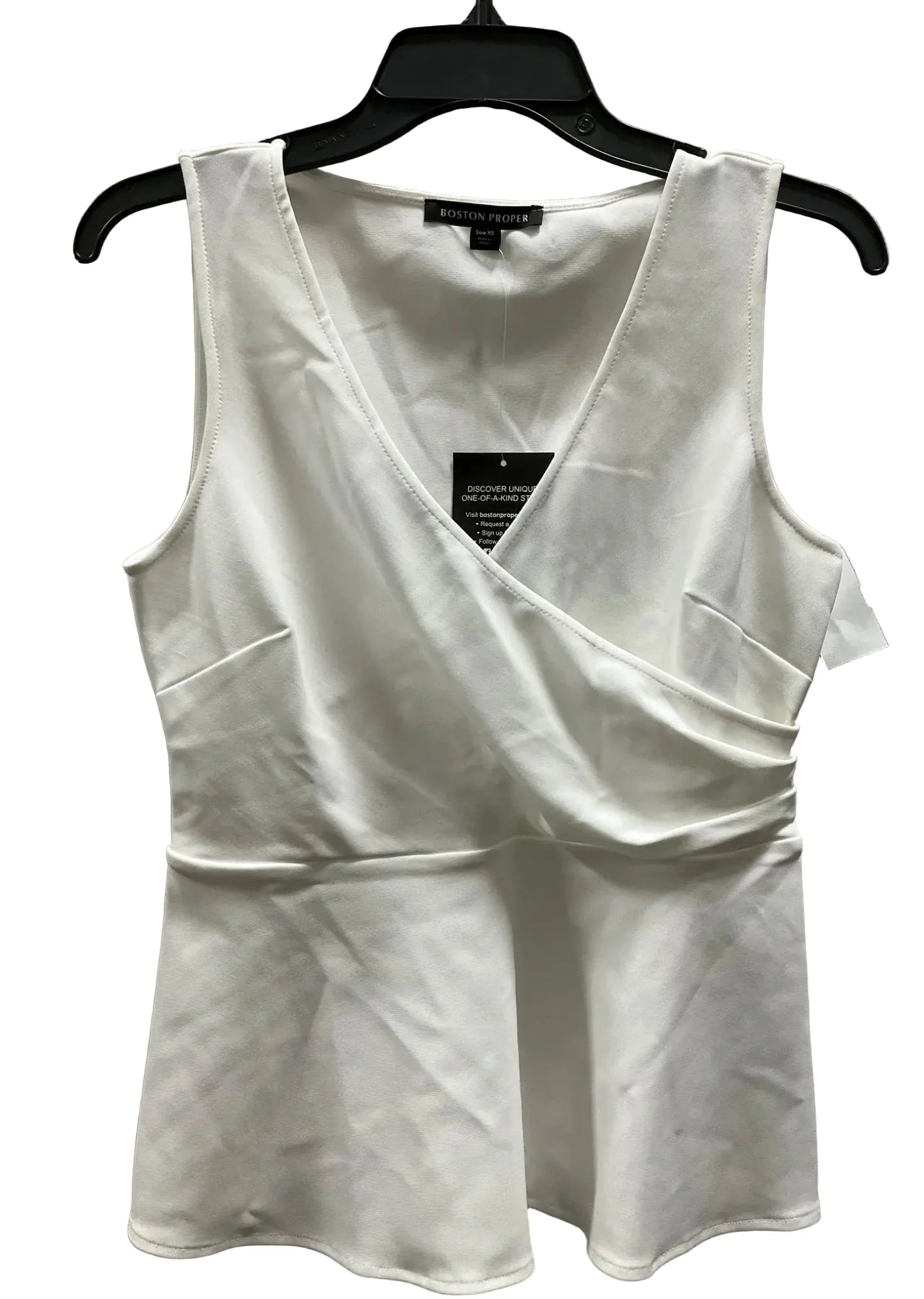 Top Sleeveless By Boston Proper In White, Size: Xs
