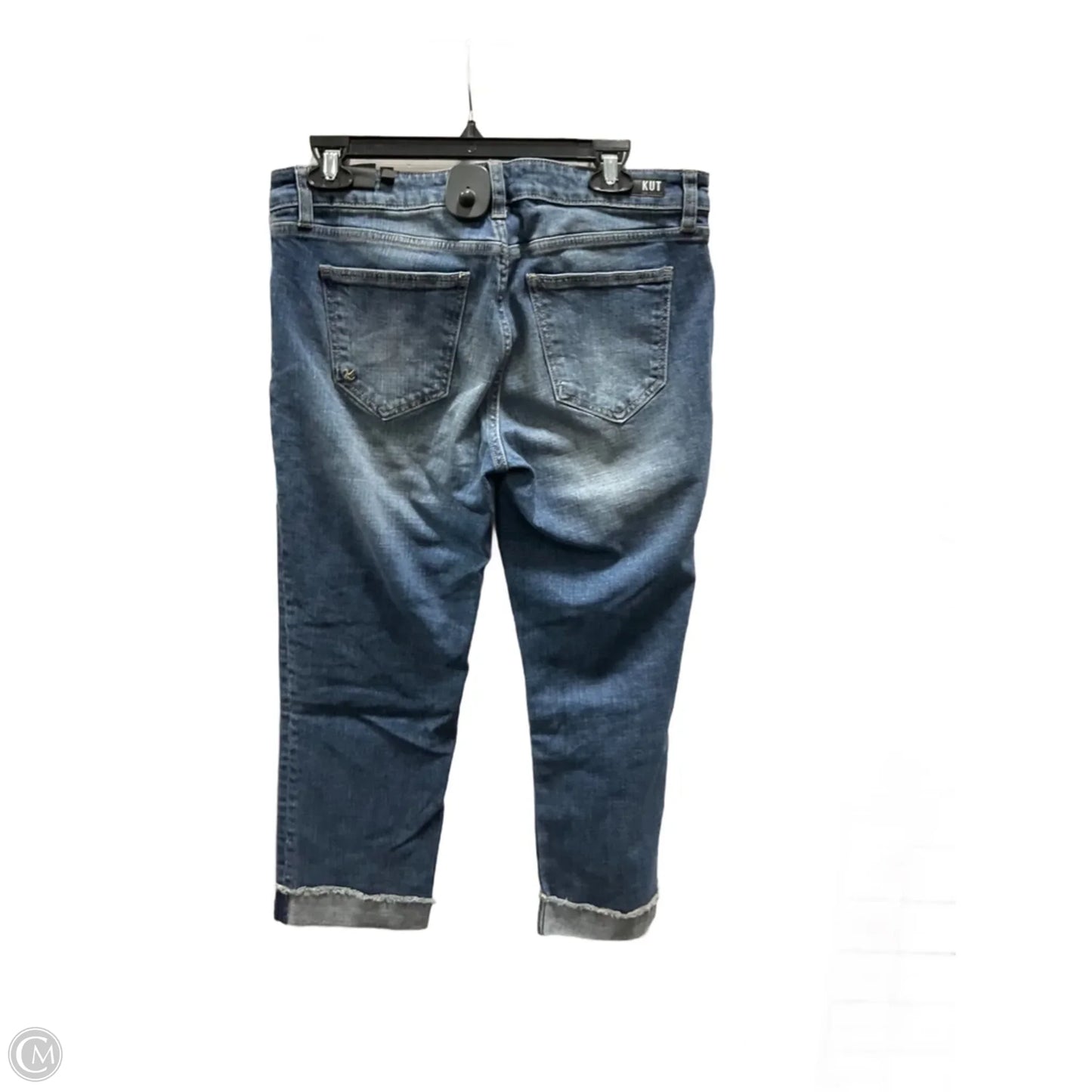 Jeans Cropped By Kut In Blue, Size: 8
