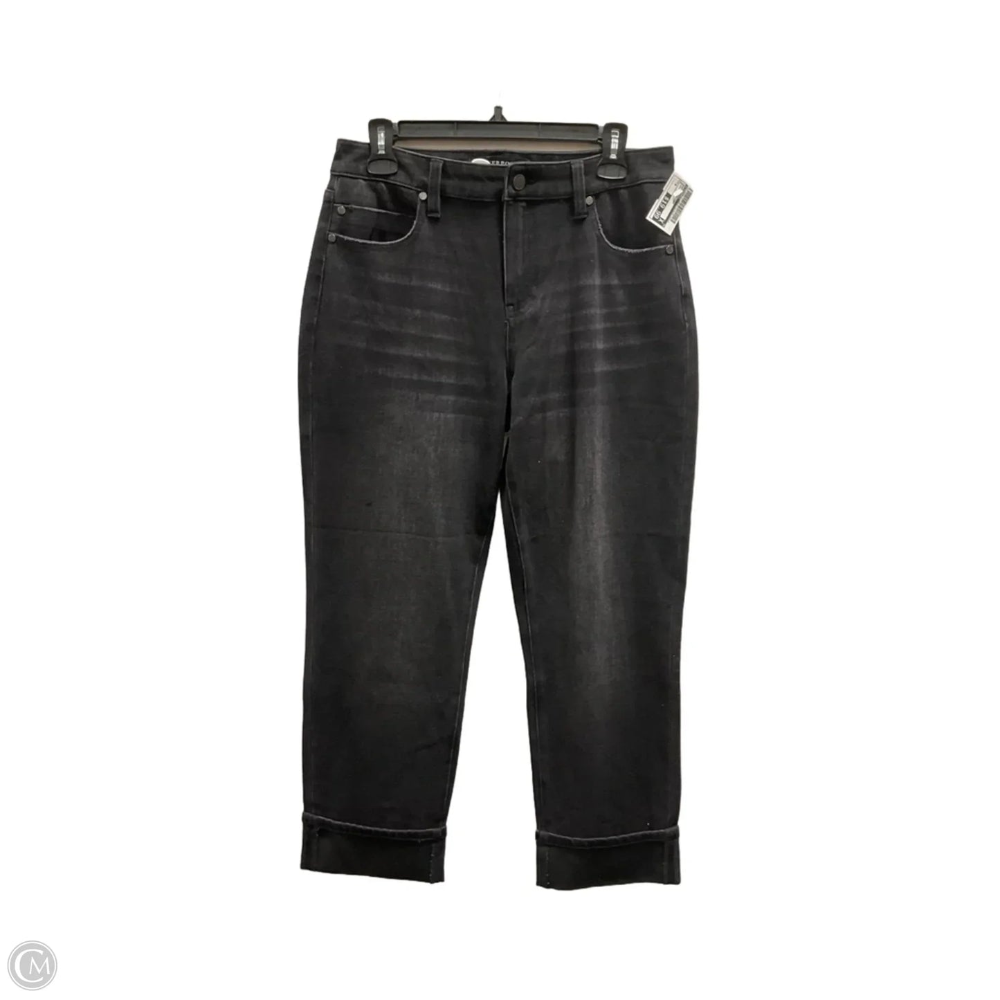 Jeans Wide Leg By Liverpool In Black, Size: 8