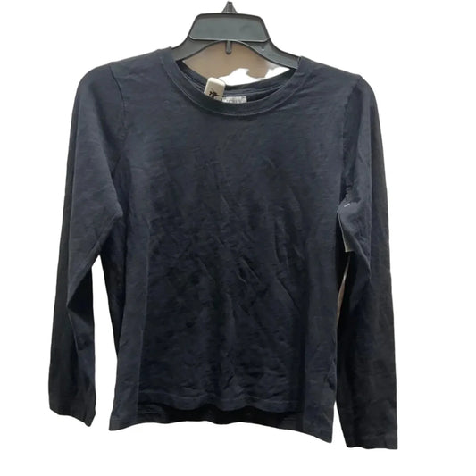 Top Long Sleeve Basic By J. Crew In Black, Size: S