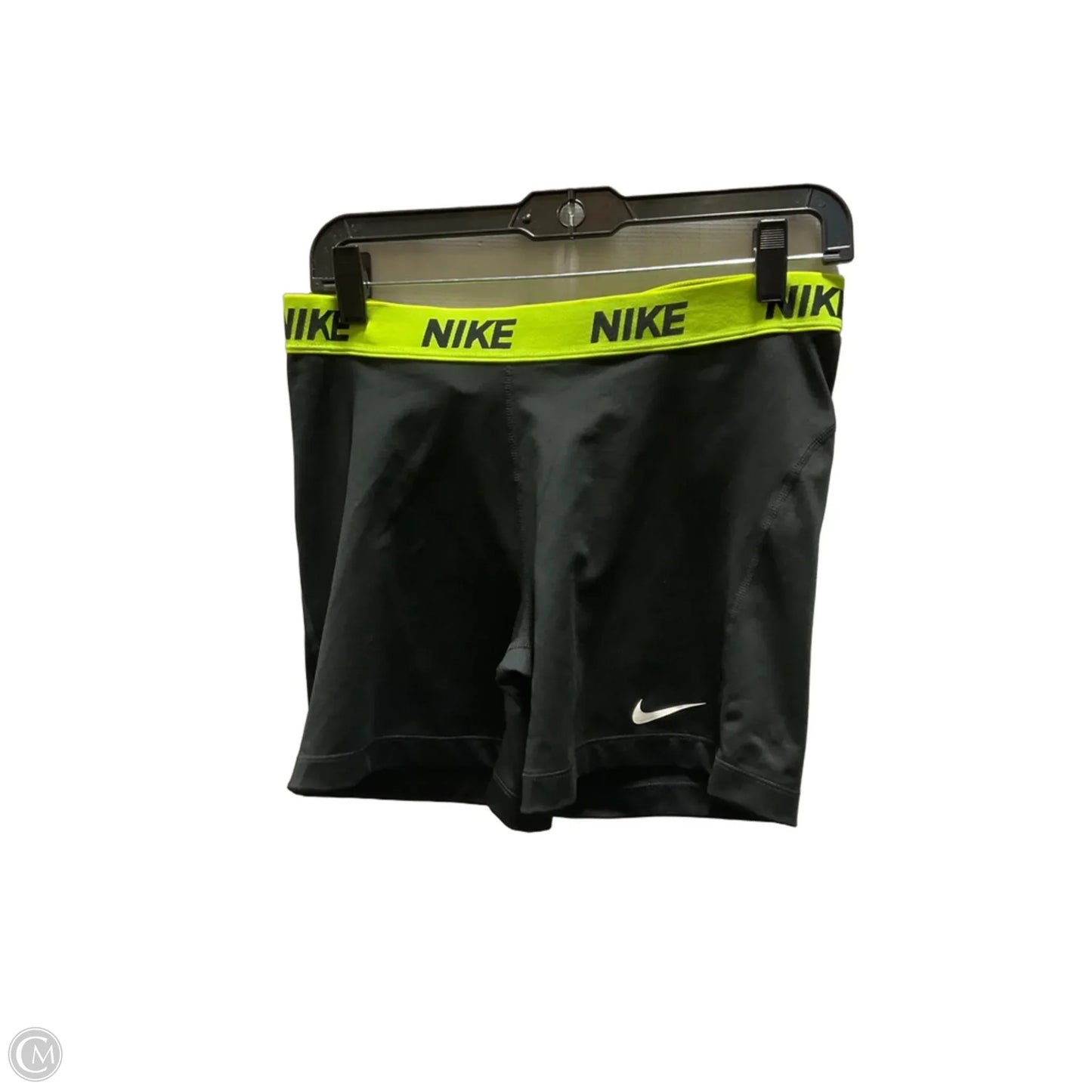 Athletic Shorts By Nike Apparel In Black & Green, Size: Xl