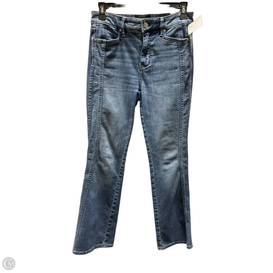 Jeans Flared By White House Black Market In Blue Denim, Size: 0