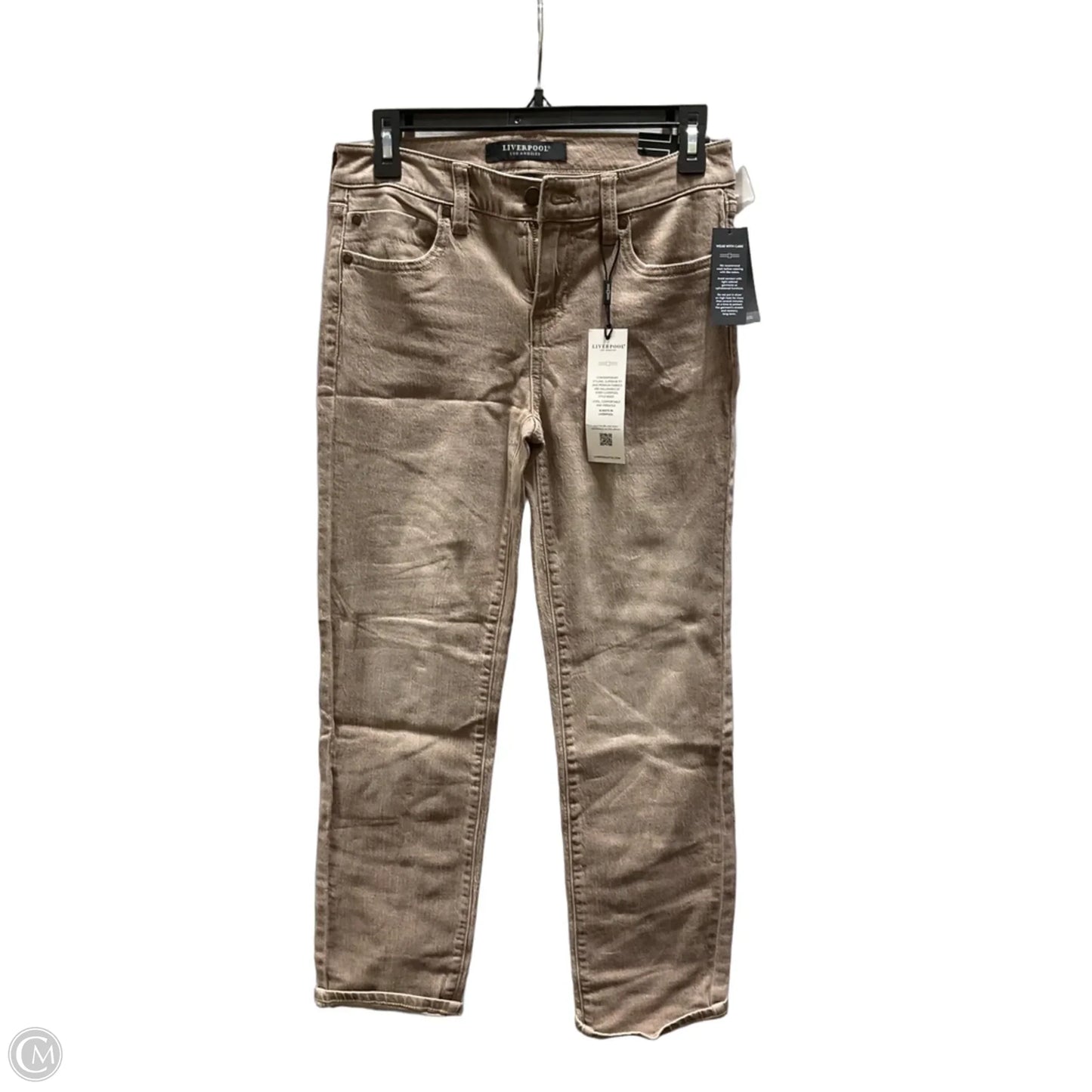 Jeans Straight By Liverpool In Brown, Size: 0