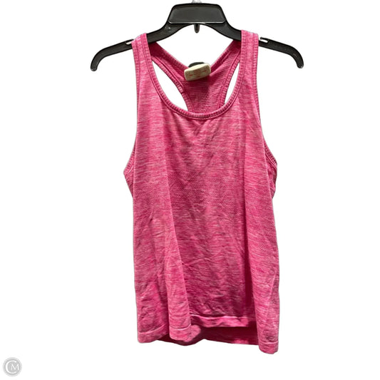 Athletic Tank Top By Lululemon In Pink, Size: 10