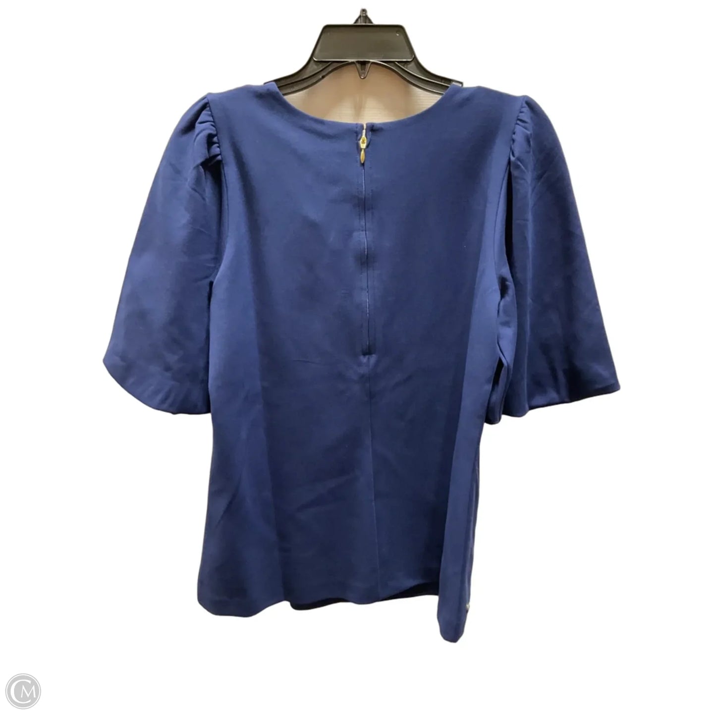 Top Short Sleeve By Lilly Pulitzer In Blue, Size: M