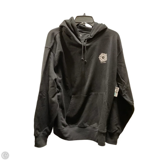 Sweatshirt Hoodie By Natural Life In Black, Size: M