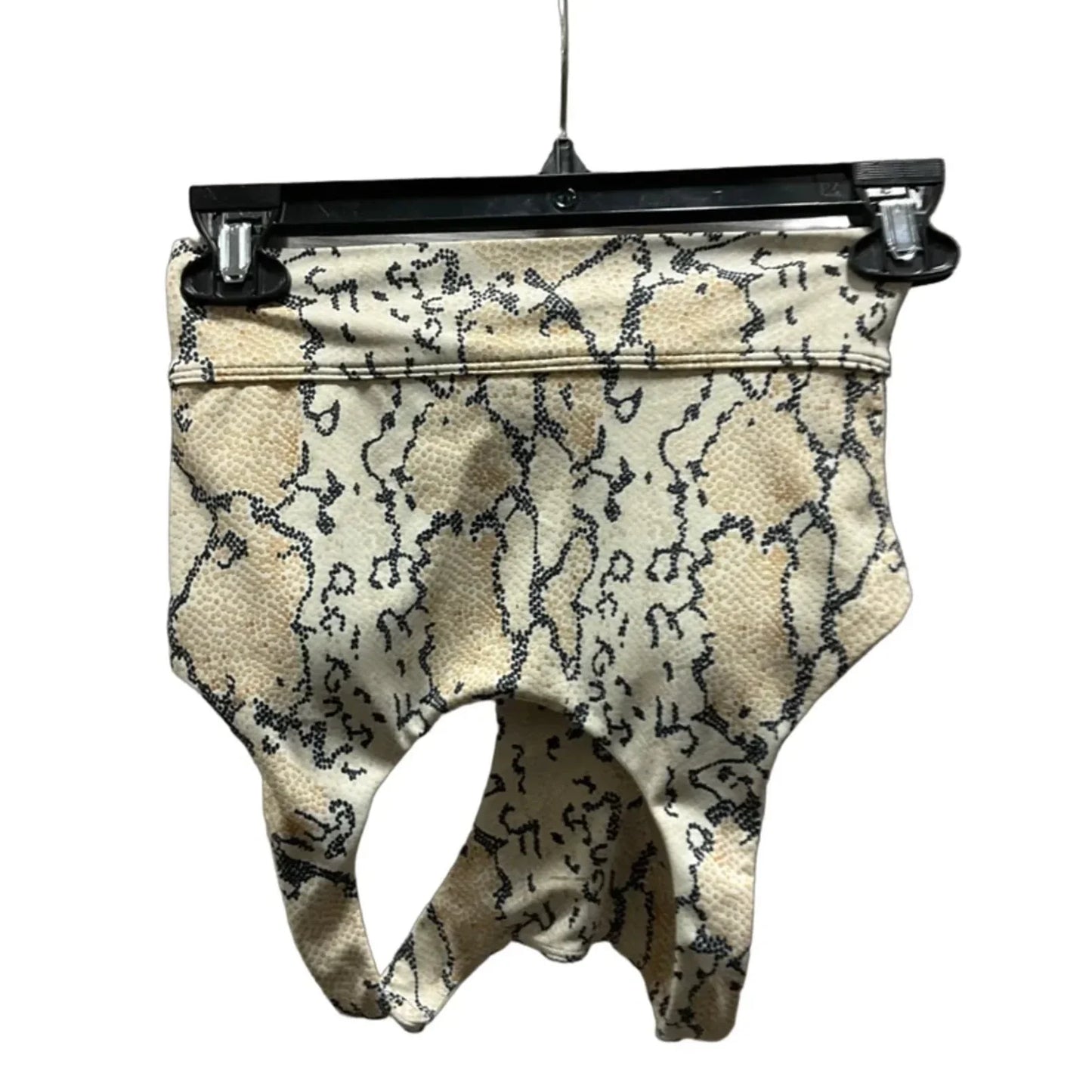 Athletic Bra By Cma In Snakeskin Print, Size: S