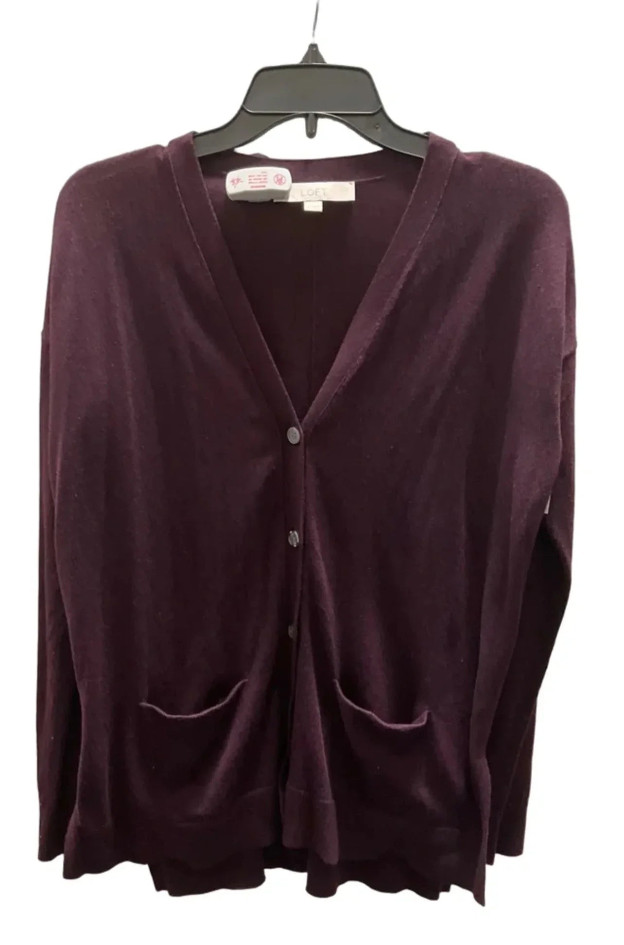 Cardigan By Loft In Purple, Size: S
