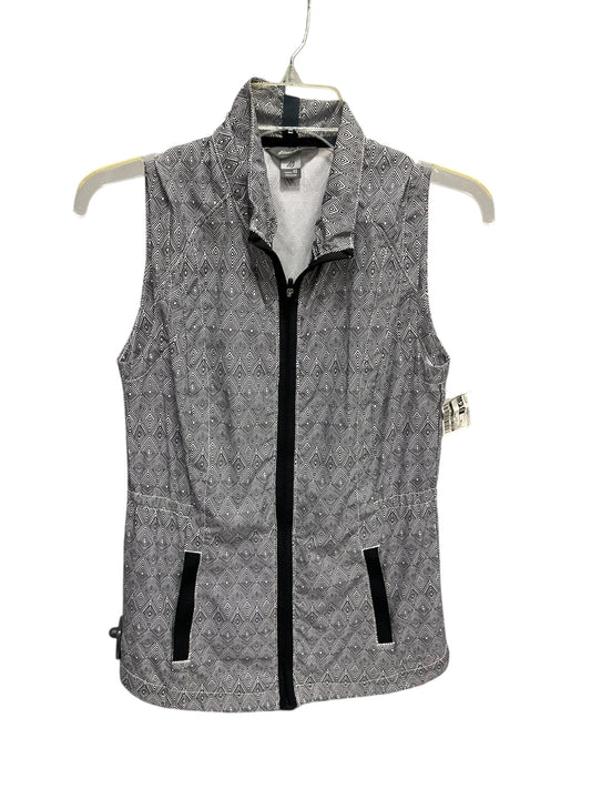 Athletic Jacket By Eddie Bauer In White Black, Size: Xs