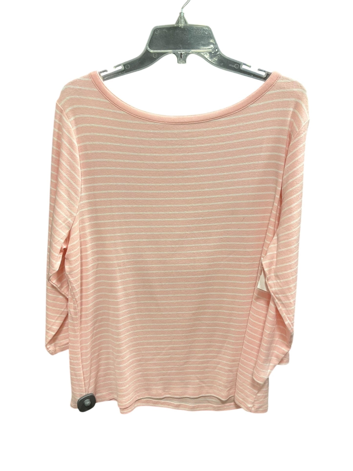 Top 3/4 Sleeve Basic By Time And Tru  Size: Xxl