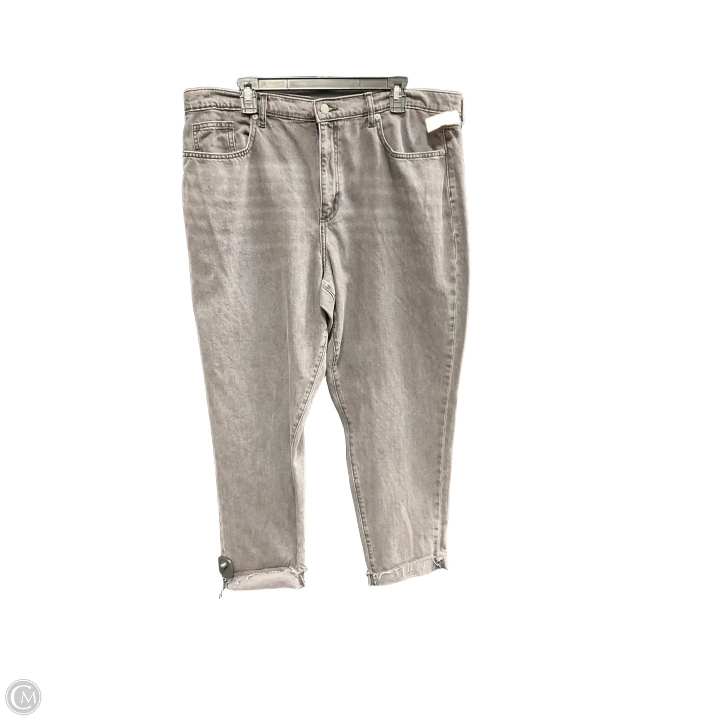 Jeans Boyfriend By Universal Thread In Black Denim, Size: 16