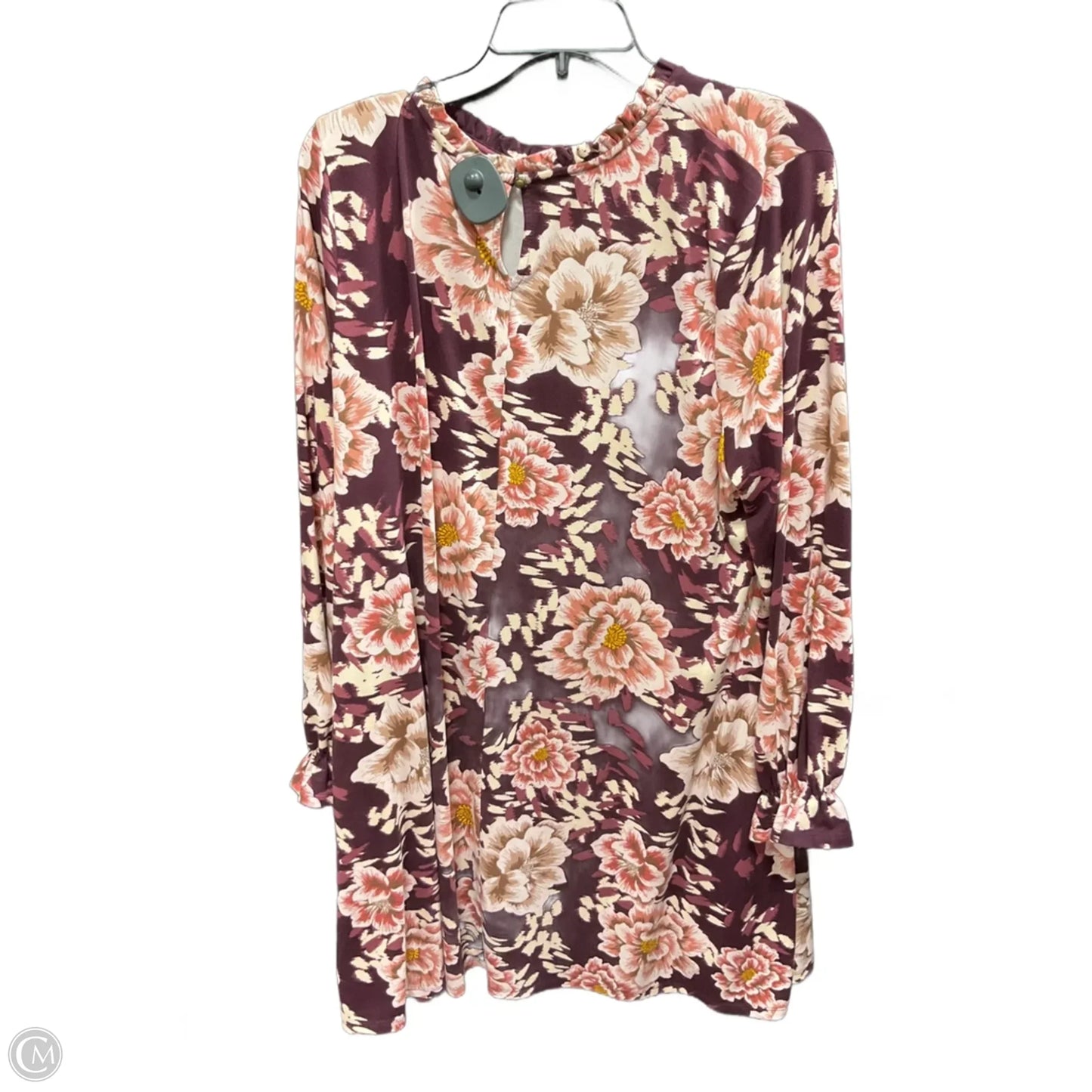 Dress Casual Midi By Maurices In Floral Print, Size: 1x