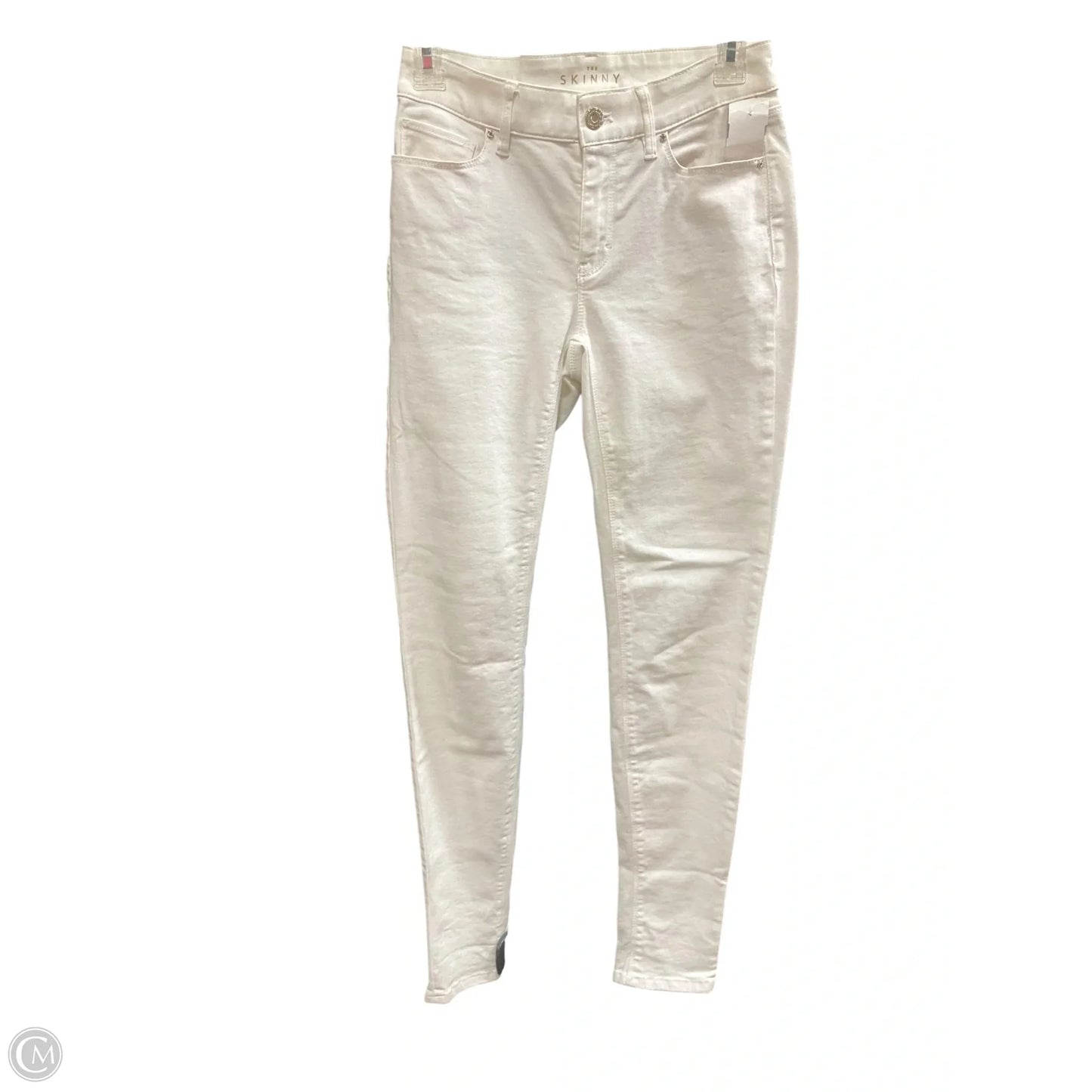 Jeans Skinny By White House Black Market In White Denim, Size: 0