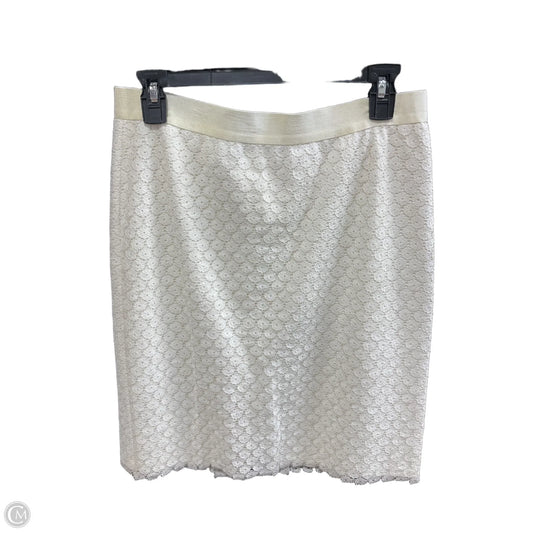 Skirt Midi By Loft In Cream, Size: 6