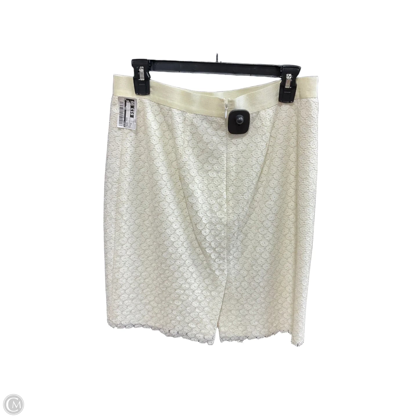 Skirt Midi By Loft In Cream, Size: 6