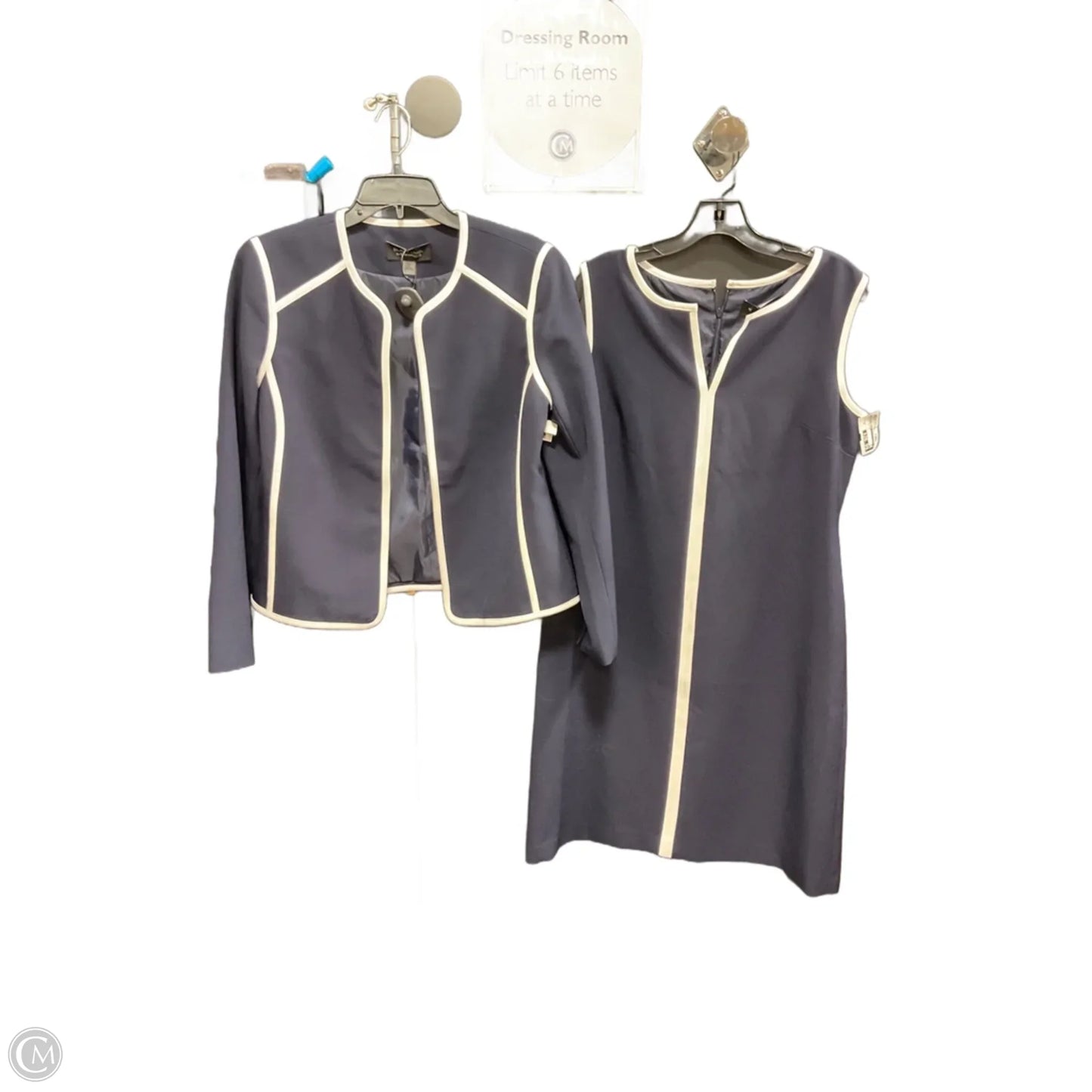 Dress Set 2pc By Evan-picone In Navy, Size: 10